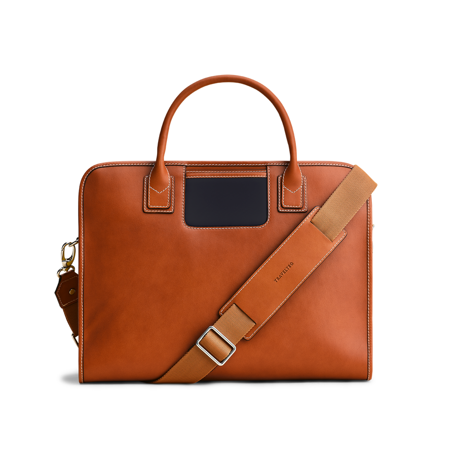 The Messenger - Cognac/Navy