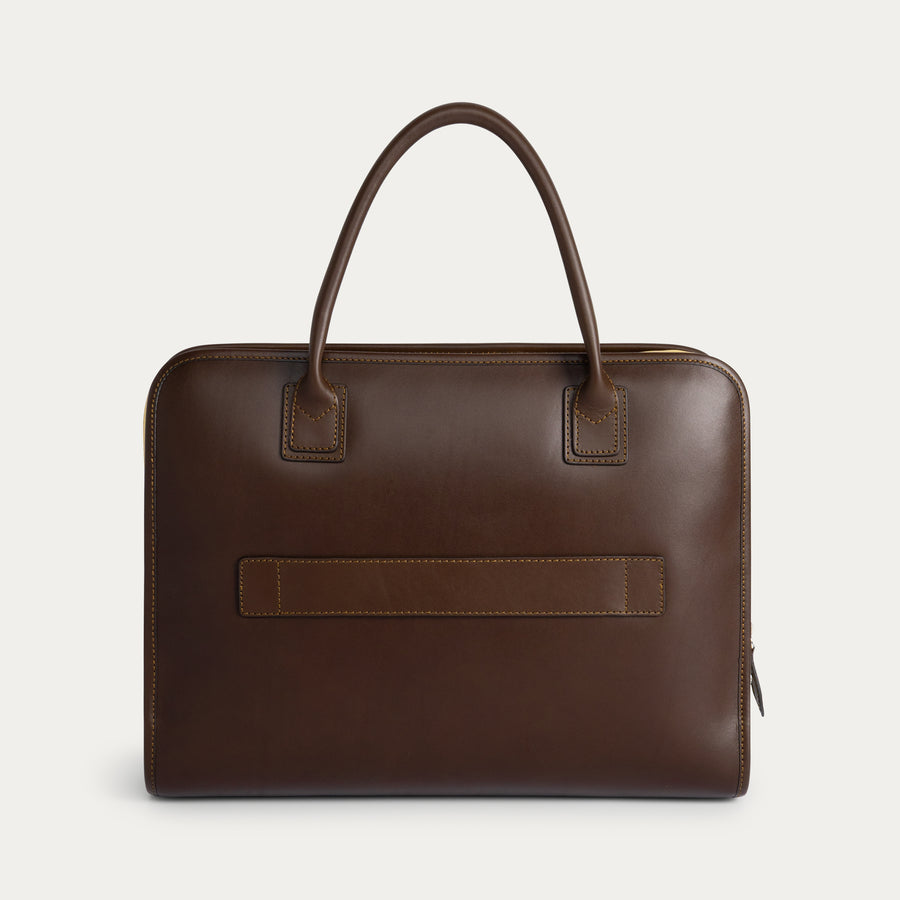 The OGÉR Briefcase - Espresso/Beige