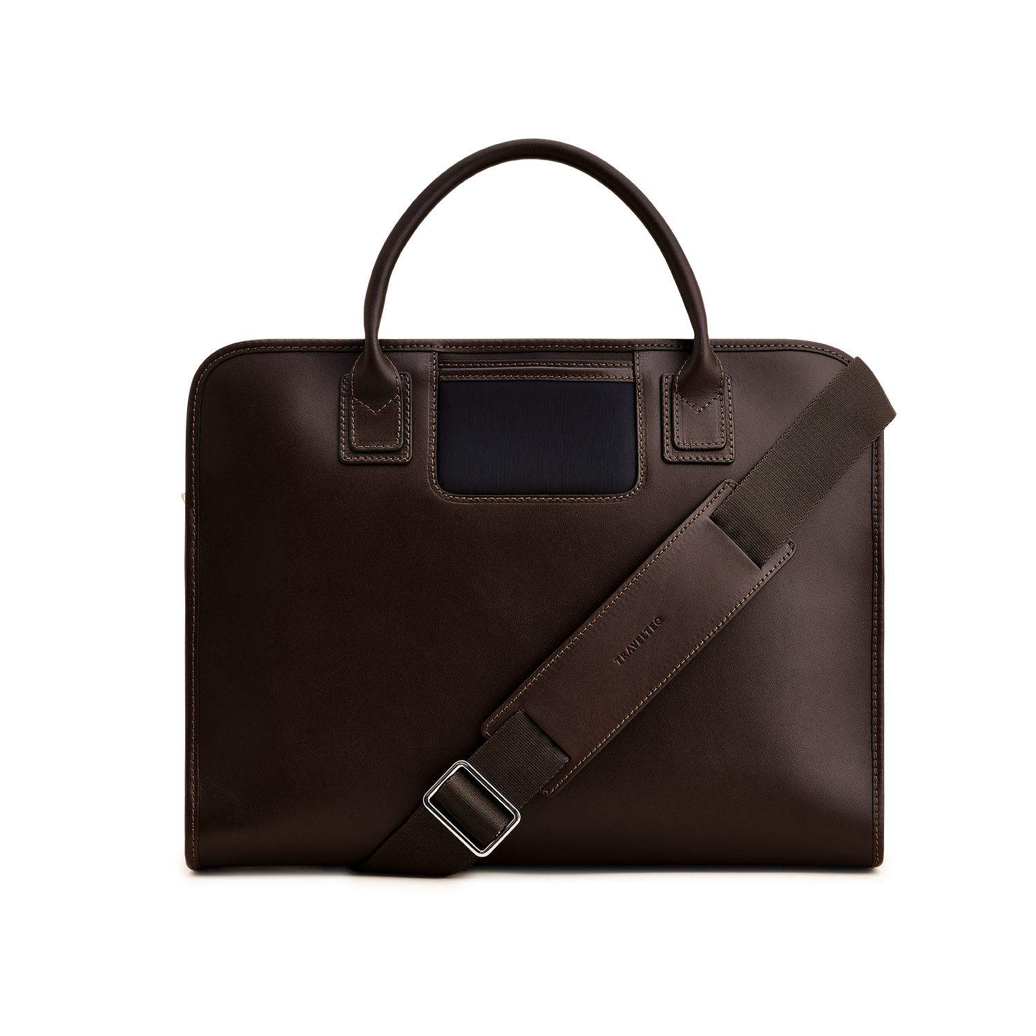 The Messenger - Espresso/Navy