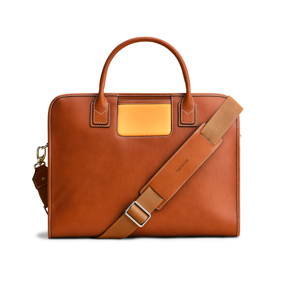 The Messenger - Cognac/Orange
