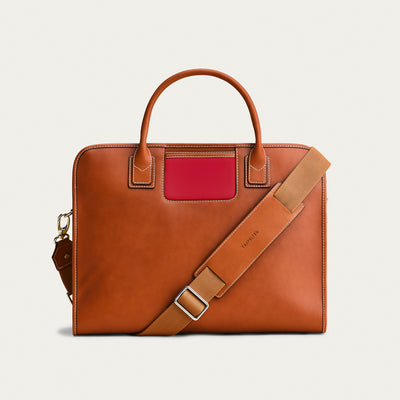 The Messenger - Cognac/Red