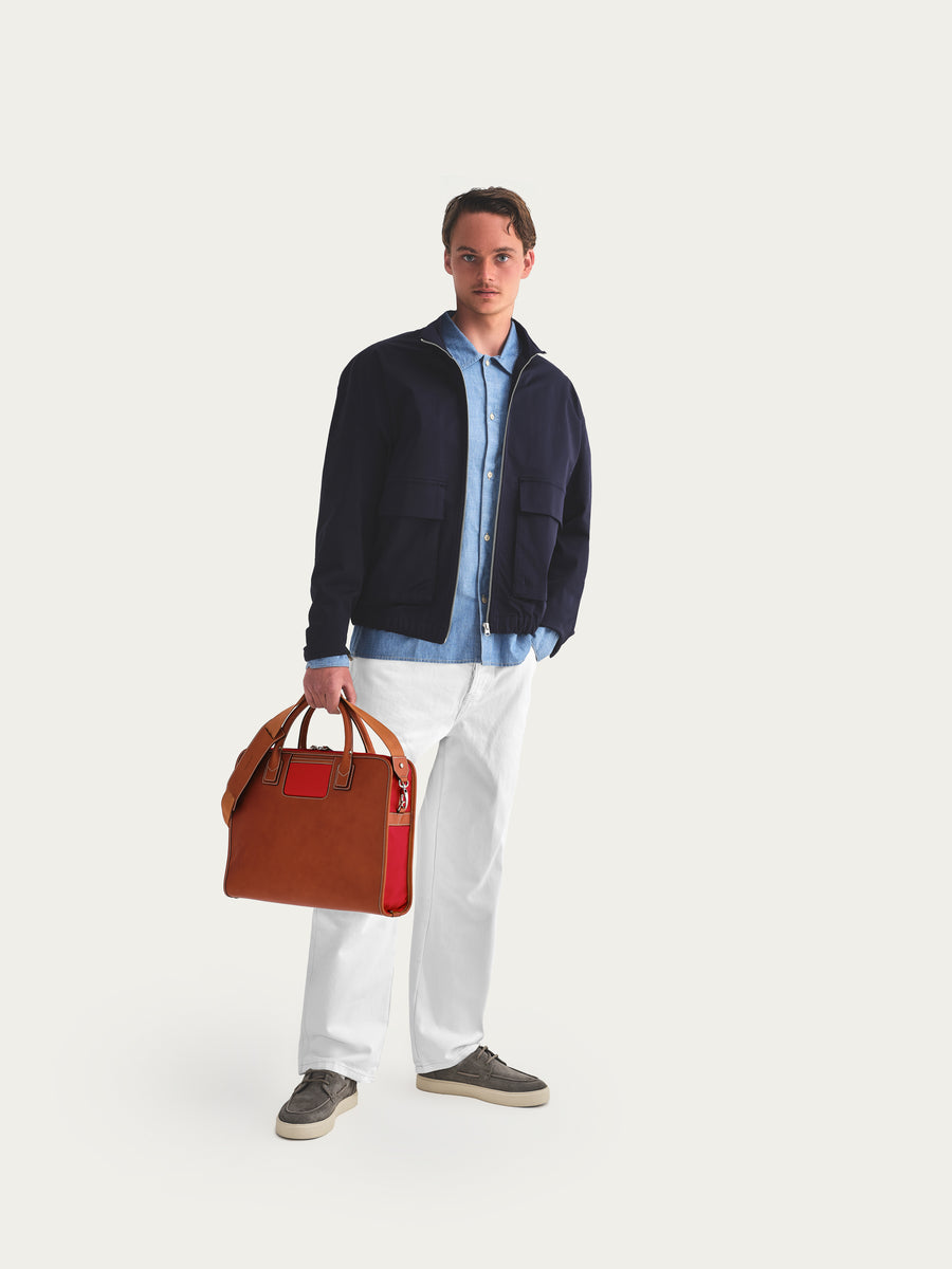 The Messenger - Cognac/Red