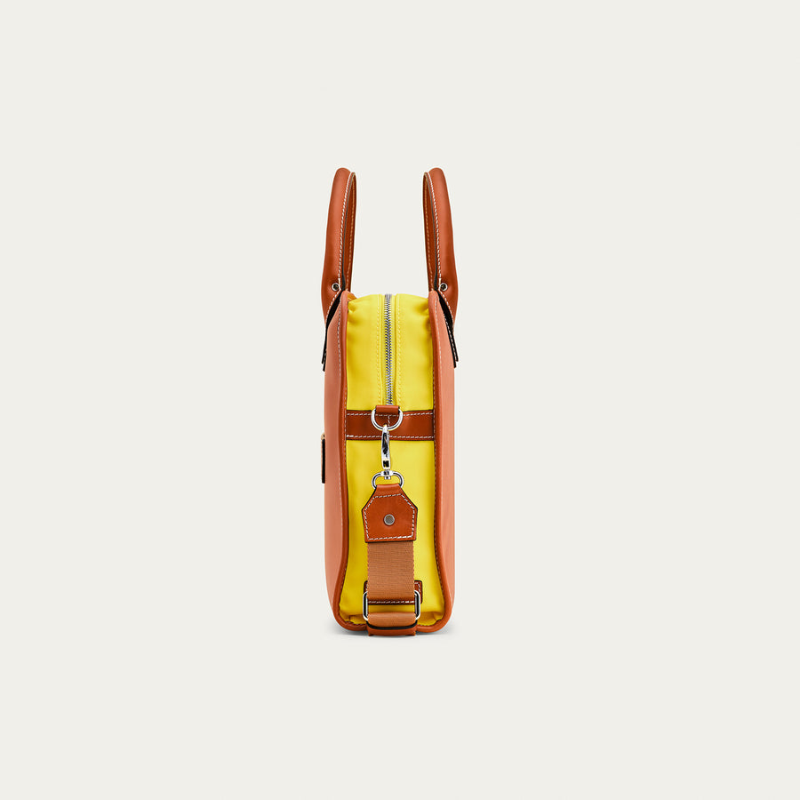 The Messenger - Cognac/Yellow