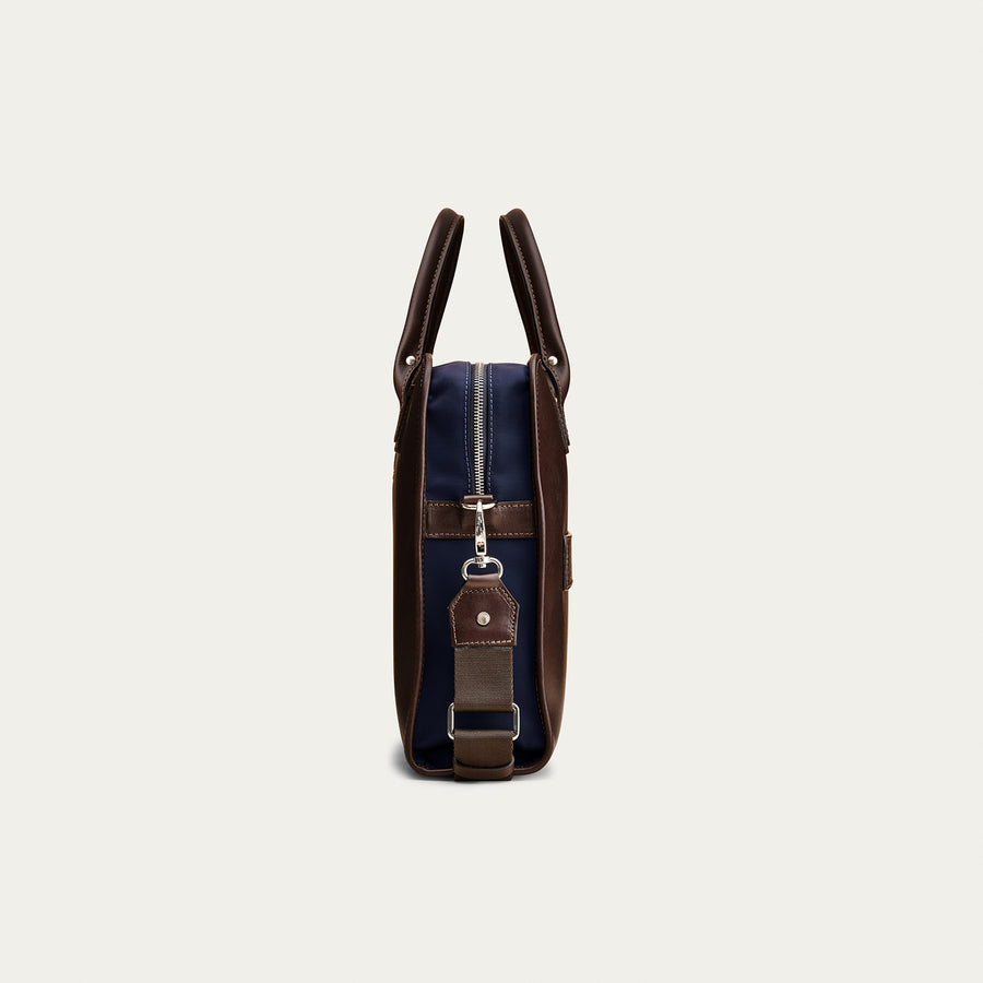 The Messenger - Espresso/Navy