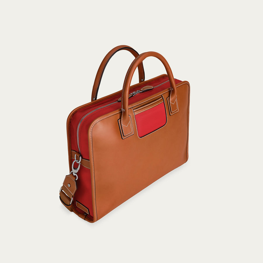 The Messenger - Cognac/Red