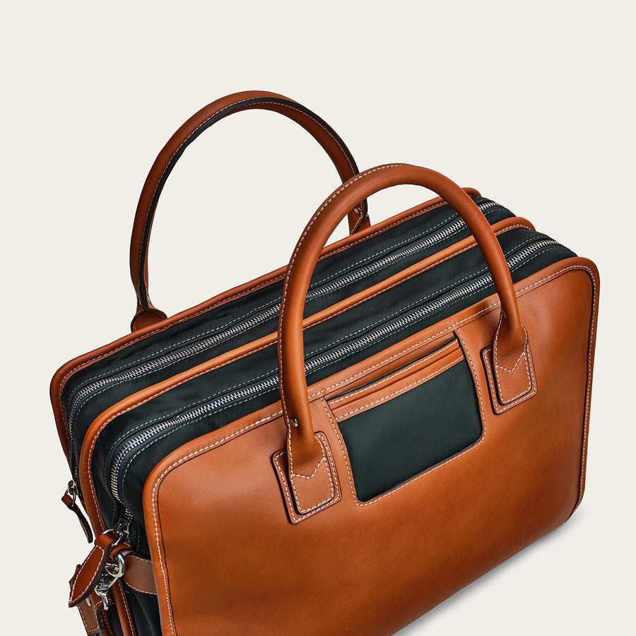 The Overnight - Cognac/Green