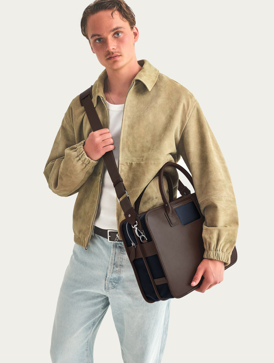 The Overnight - Espresso/Navy