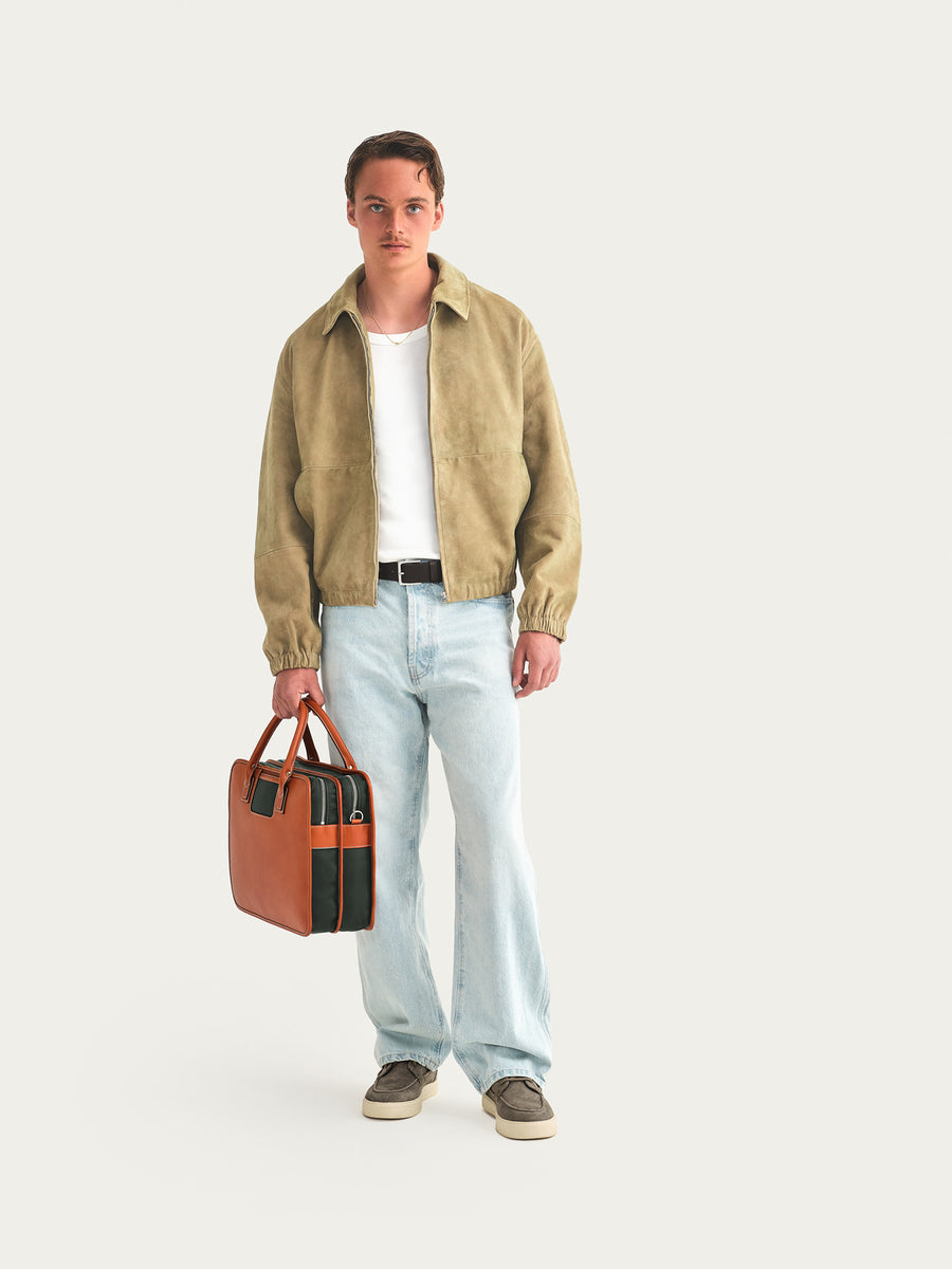 The Overnight - Cognac/Green