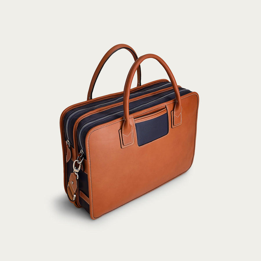 The Overnight - Cognac/Navy