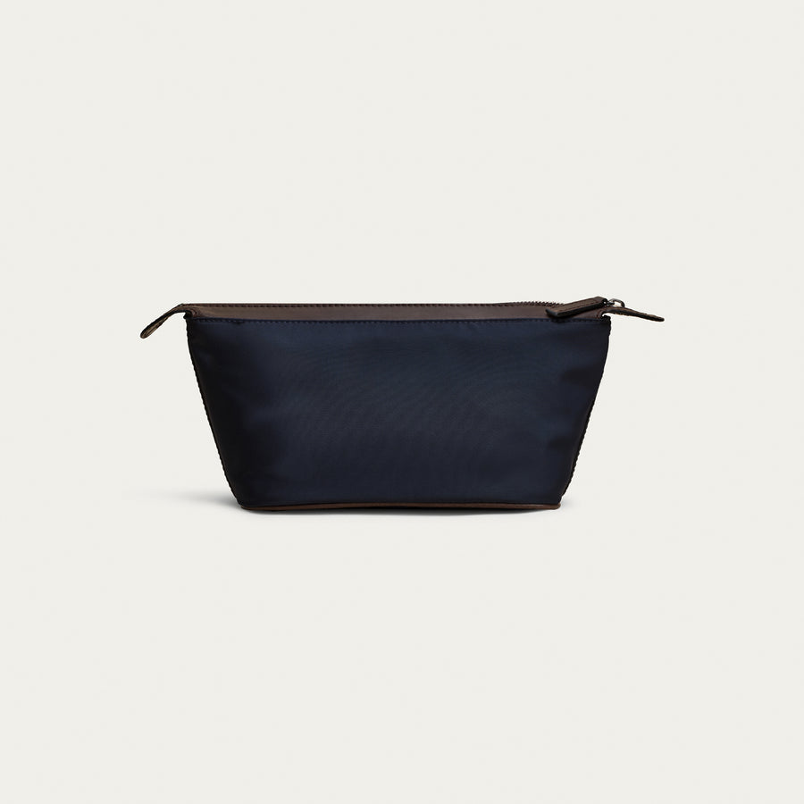 Toiletry Bag - Navy/Espresso
