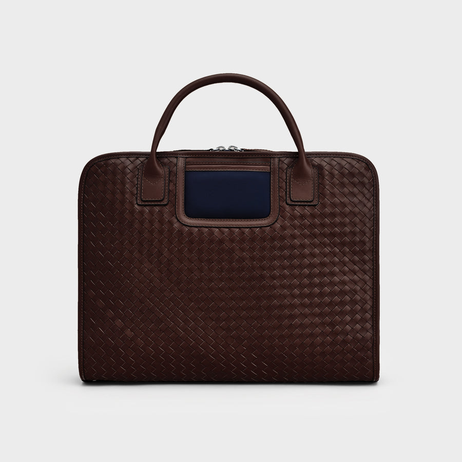 The Woven - Espresso/Navy