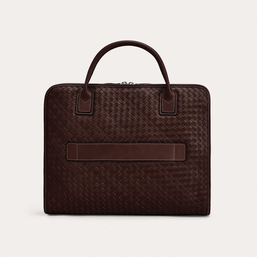 The Woven - Espresso/Navy