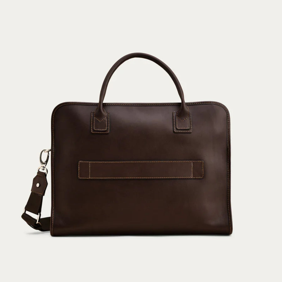 The Messenger - Espresso/Navy