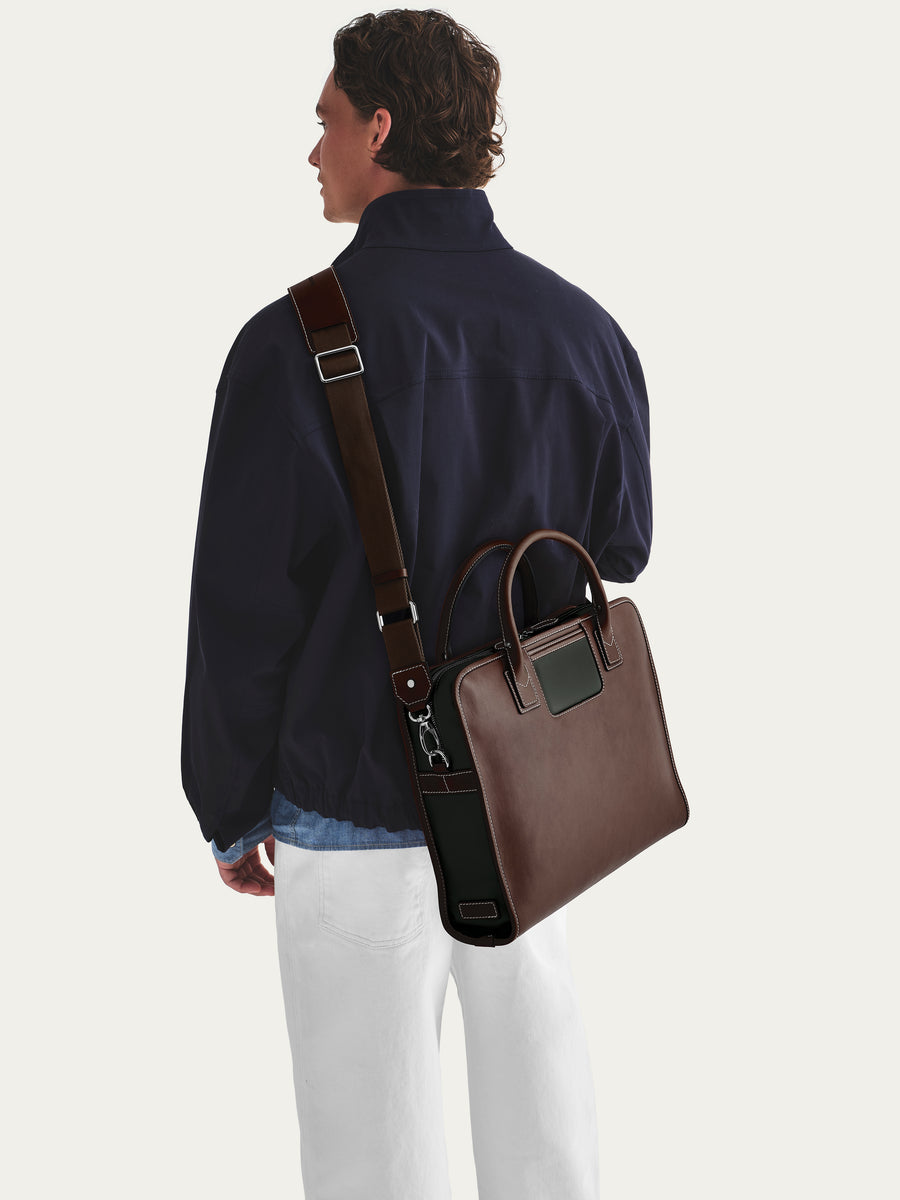 The Messenger - Espresso/Green