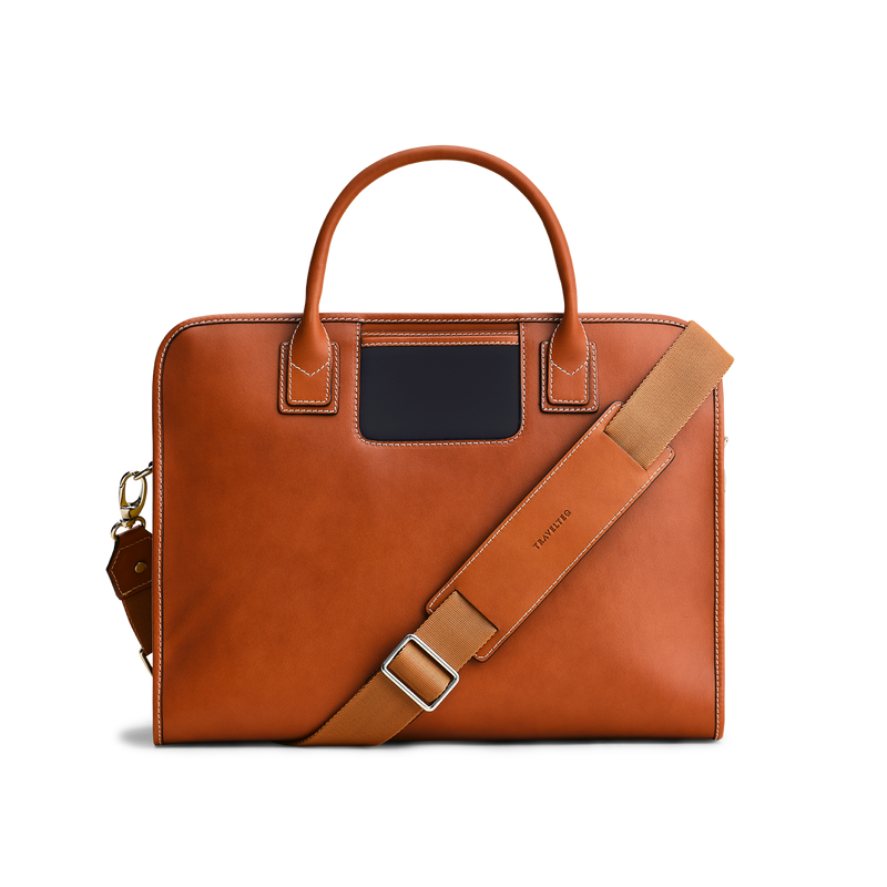 The Messenger - Cognac/Navy