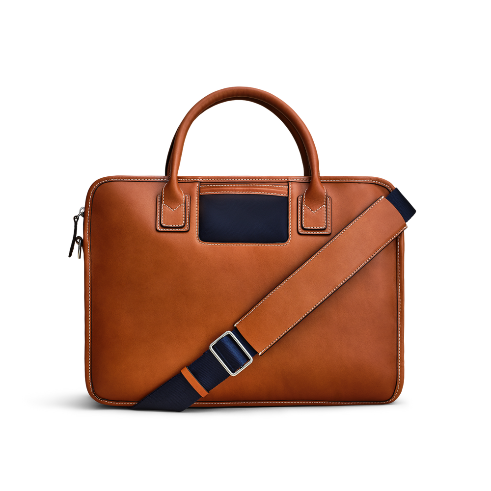 The Overnight - Cognac/Navy