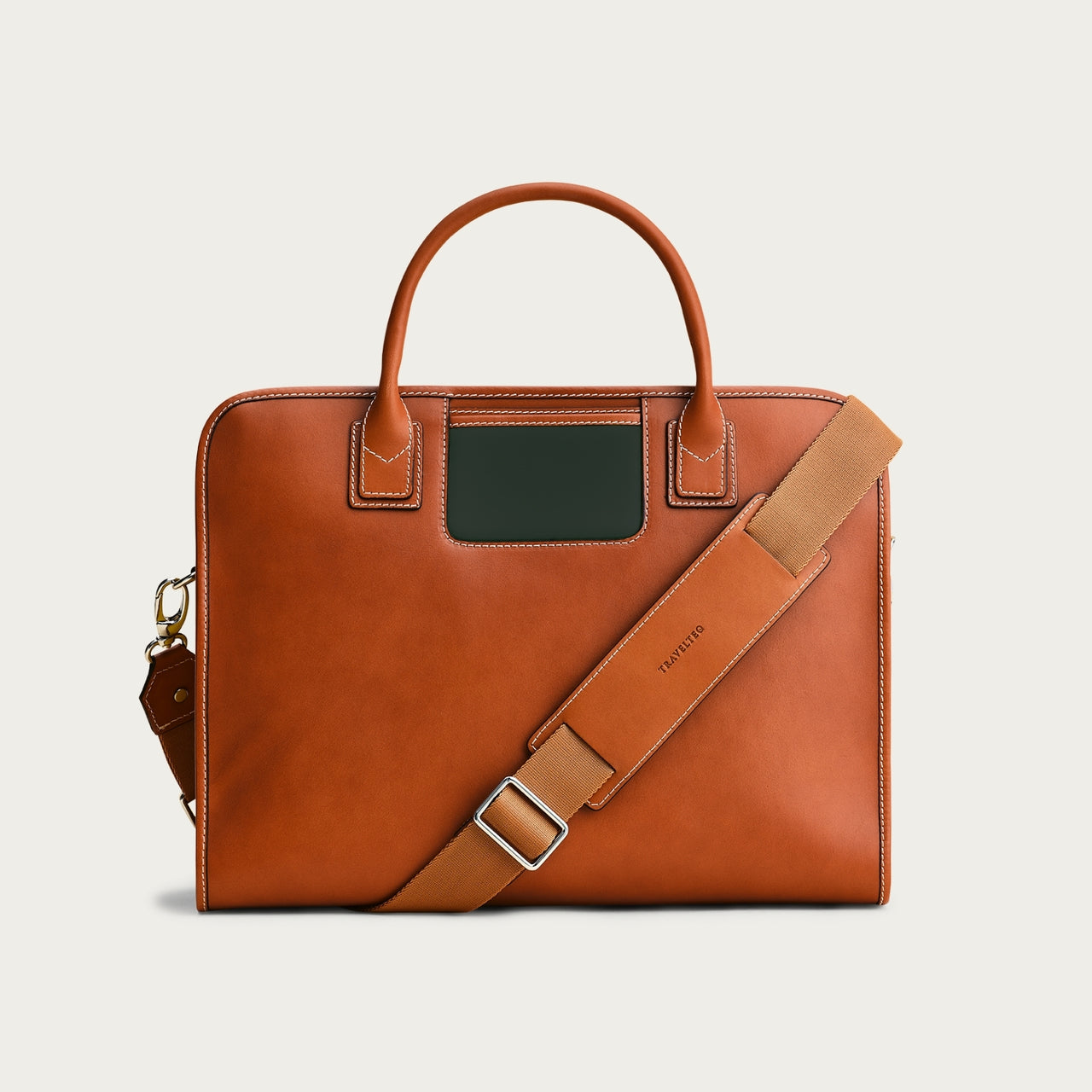 The Messenger - Cognac/Green