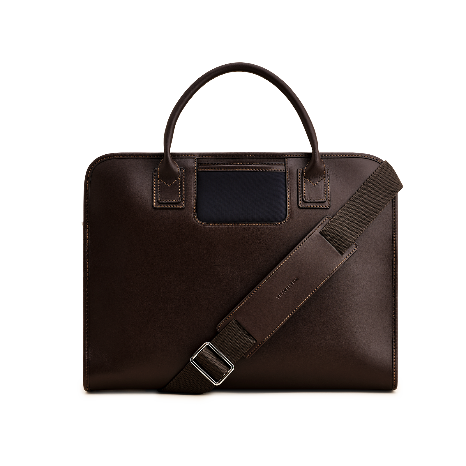 The Messenger - Espresso/Navy
