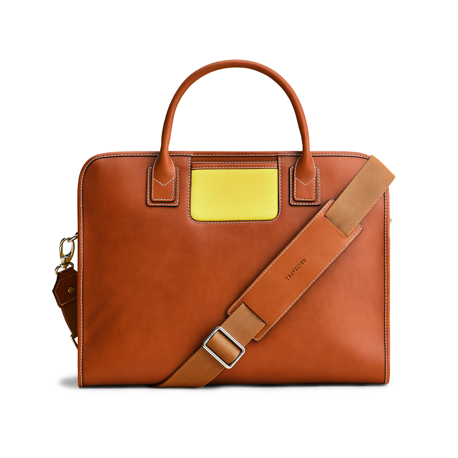 The Messenger - Cognac/Yellow