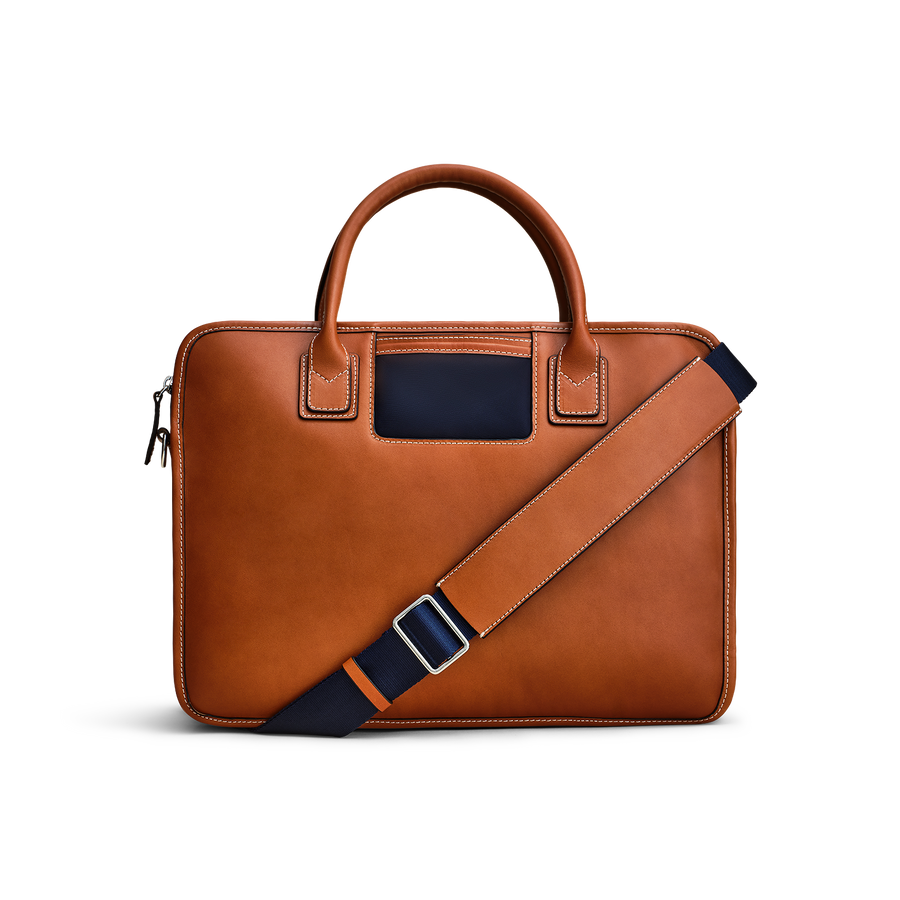 The Overnight - Cognac/Navy
