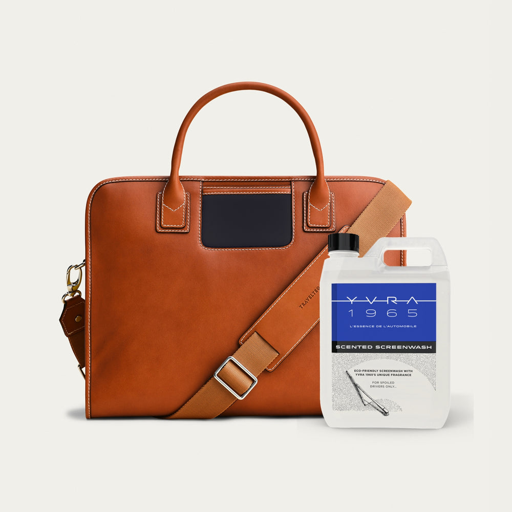 The Messenger - Cognac/Navy