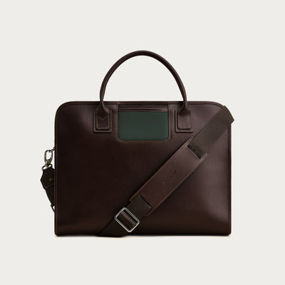 The Messenger - Espresso/Green