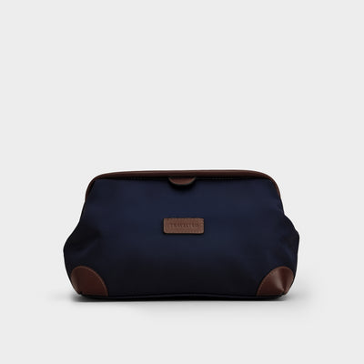 Toiletry Bag - Navy/Espresso