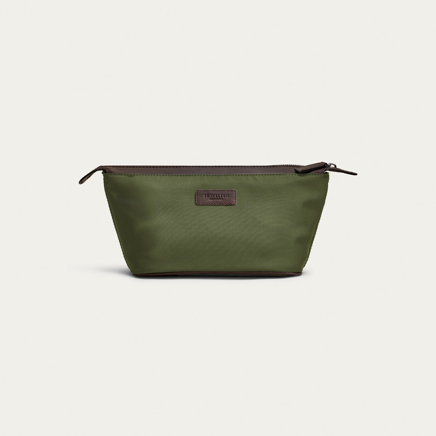 Toiletry Bag - Green/Espresso