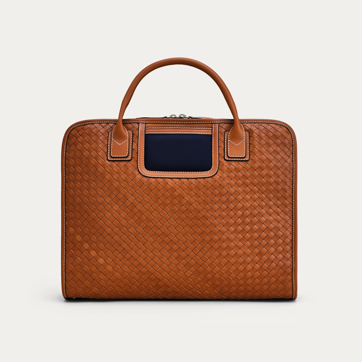 The Woven - Cognac/Navy